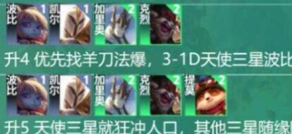 云顶之弈S9登顶天使阵容装备搭配